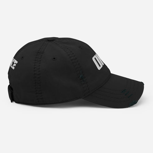 Baseball 1STAR Distressed Dad Hat